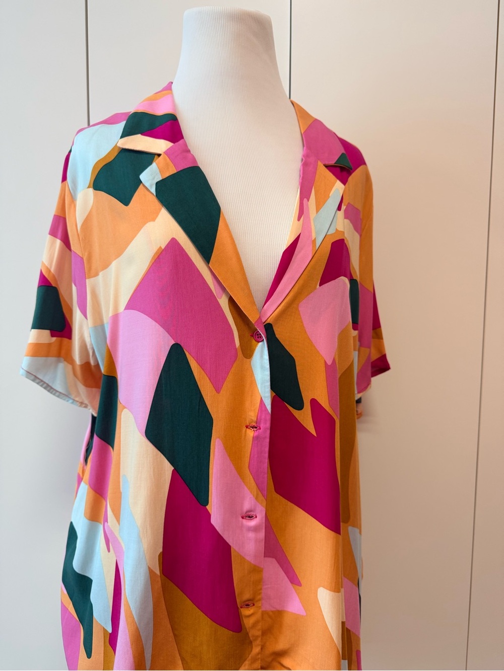 Vibrant Abstract Print Two-Piece Set - Picture 3 of 6